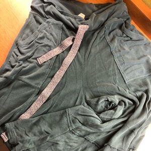 Free people wide cropped pants